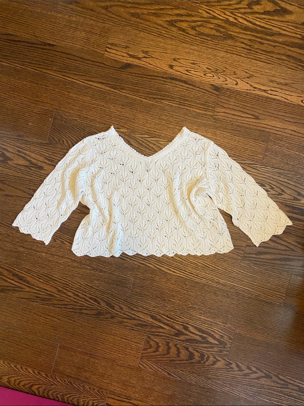 Crochet V-Neck Top